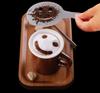 16Pcs/Set Coffee Mold Latte Cappuccino Barista Art Stencils Cake Duster Templates Coffee Accessories Milk Mold Coffe Decoration