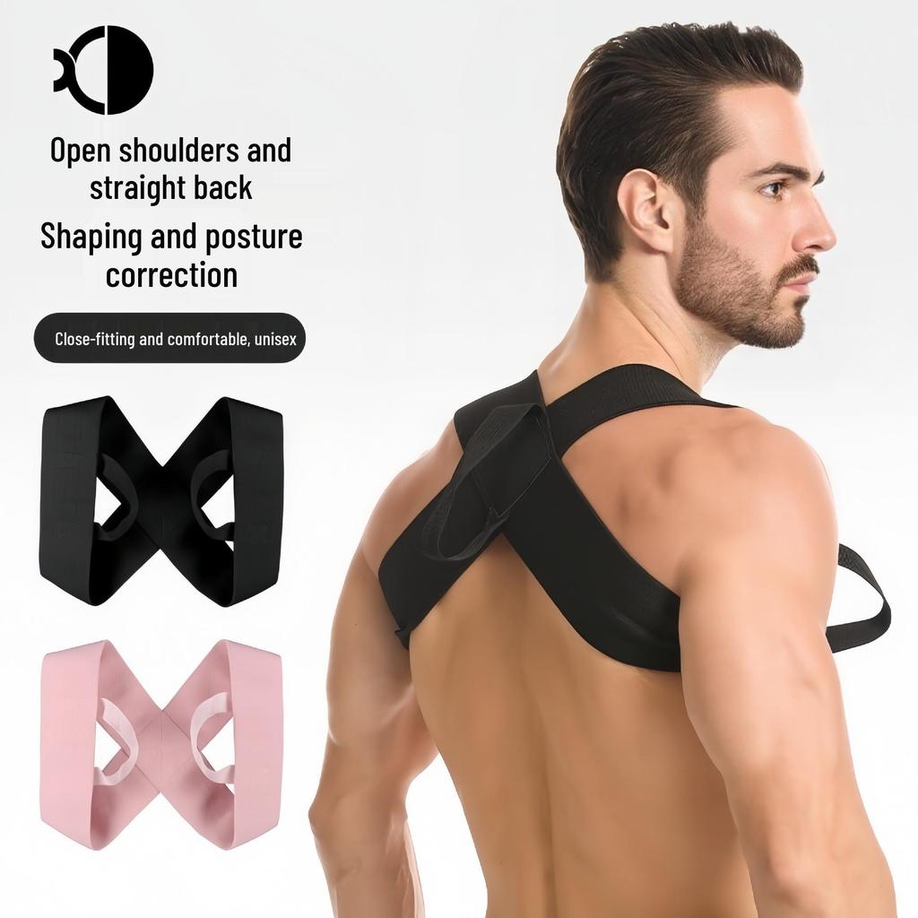 Open-Back Shoulder Training and Correction Strap for Bench Press and Chest Expansion