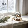 Display Acrilico Impermeabile Durevole Sfera di Cristallo Natalizia Statuetta, Cottage Invernale 2D Carosello Tematica Decorazione per la Casa Ornamenti da Tavolo per