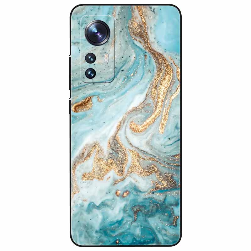 For Xiaomi Redmi Note 12s Case 12 S Soft Black Silicone Cool Marble TPU Funda Para for Redmi Note 12S 2023 Shockproof Note12s