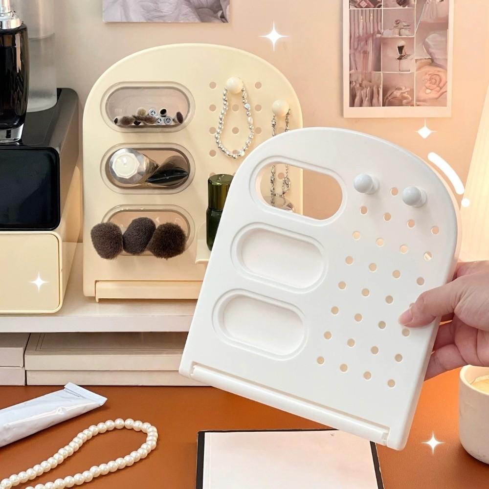 PP Hole Board Storage Rack Large Capacity Desktop Stationery Storage Rack  Students