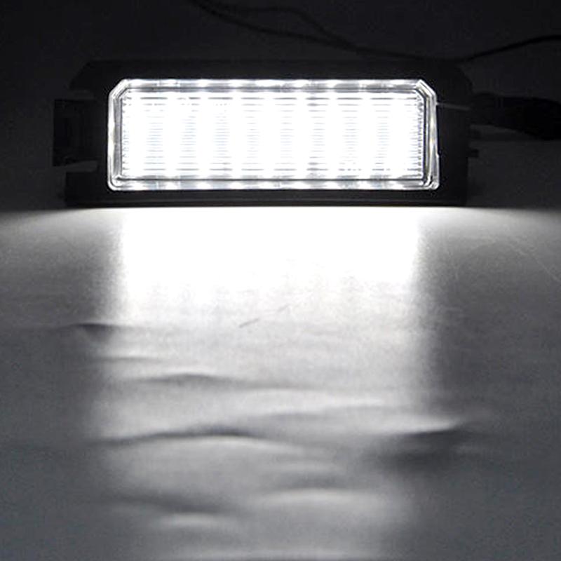 2Pcs Car LED Rear License Plate Light Number Plate Lamp White For Hyundai i30 PD 2017- i30 PD PDE 2016- i30 N i30N PD 2017- License Plate Lights 2