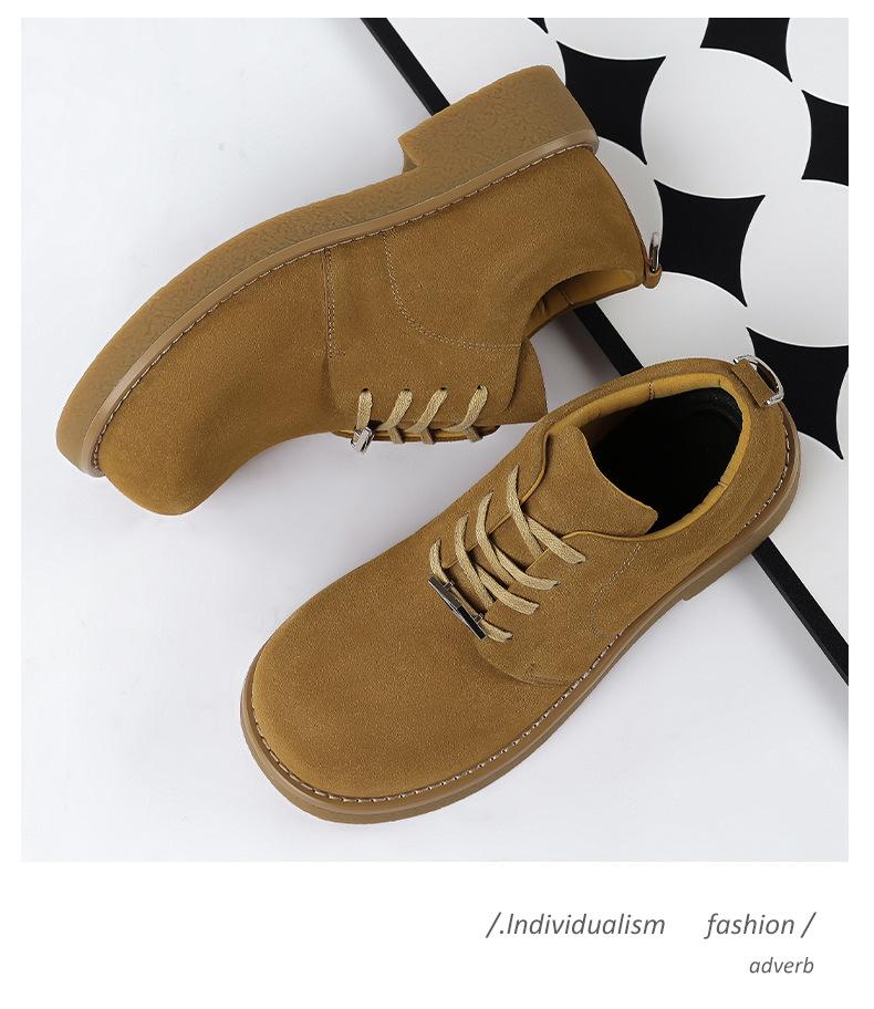 2025 Herren Mickey Mouse Derby Schuhe: Höhenvergrößernde, Dicksohlige, Modische Retro Casual Low-Top Lederschuhe