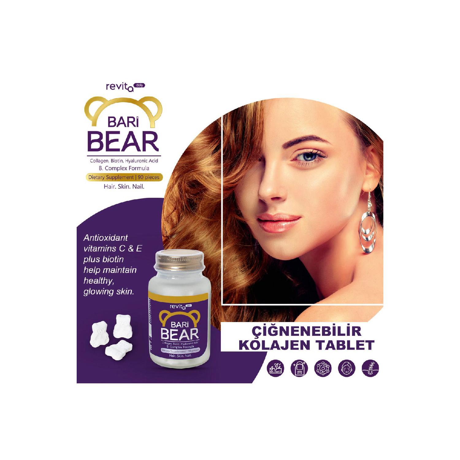 

Multivitamin And Mineral Collagen Supplement- 90 Pieces Of Chewable Tablet