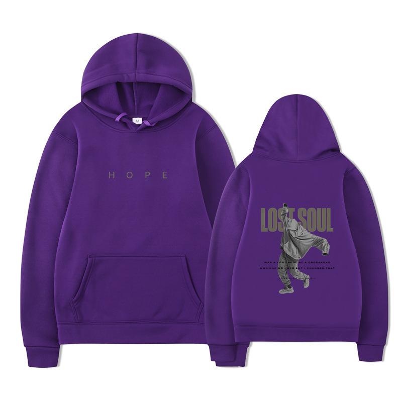 E-Commerce Hope Lost Soul Letter Print Men'S And Women'S Casual Sports Sweater, Fleece Sweatshirt