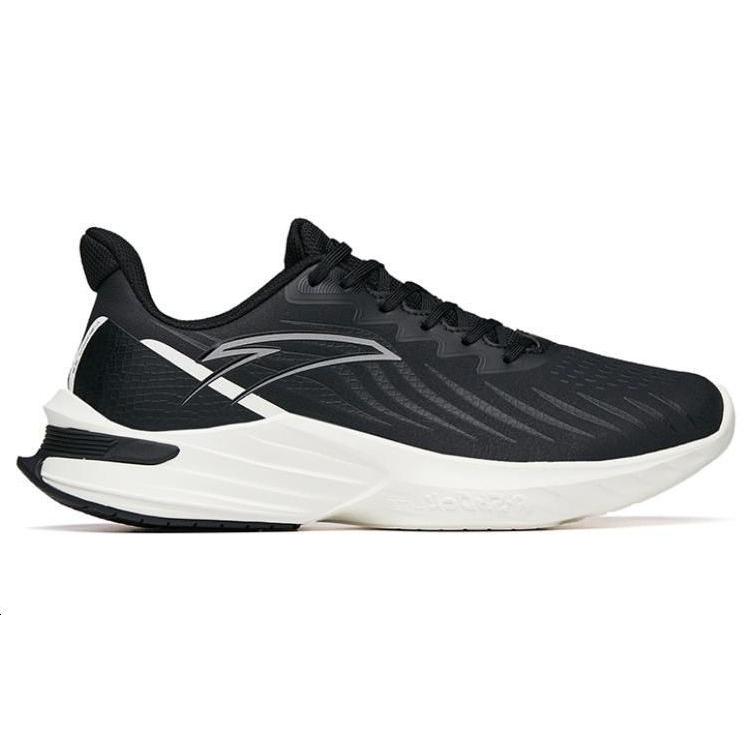 New Anta New Stinger Cushioning And Breathable Low top Running Shoes Men's Black 112215520-10