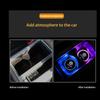 For VOLKSWAGEN VW Color Luminous Car Water Cup Coaster Holder Car Led Atmosphere Light For Volkswagen Golf Polo Passat b6 Tiguan