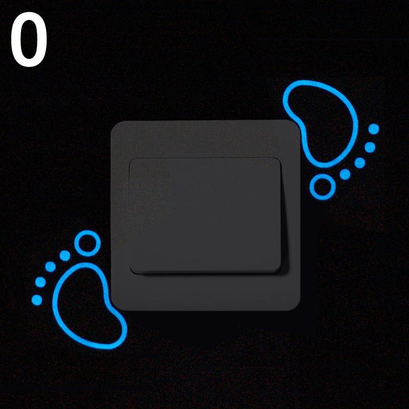 Glow In The Dark Luminous Switch Wall Sticker Night Bedroom Fluorescents StickJB