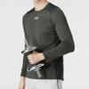 Under Armour Colorblock Logo Casual Crew Neck Long Sleeve T-Shirt Men Tops Green 1370659-310