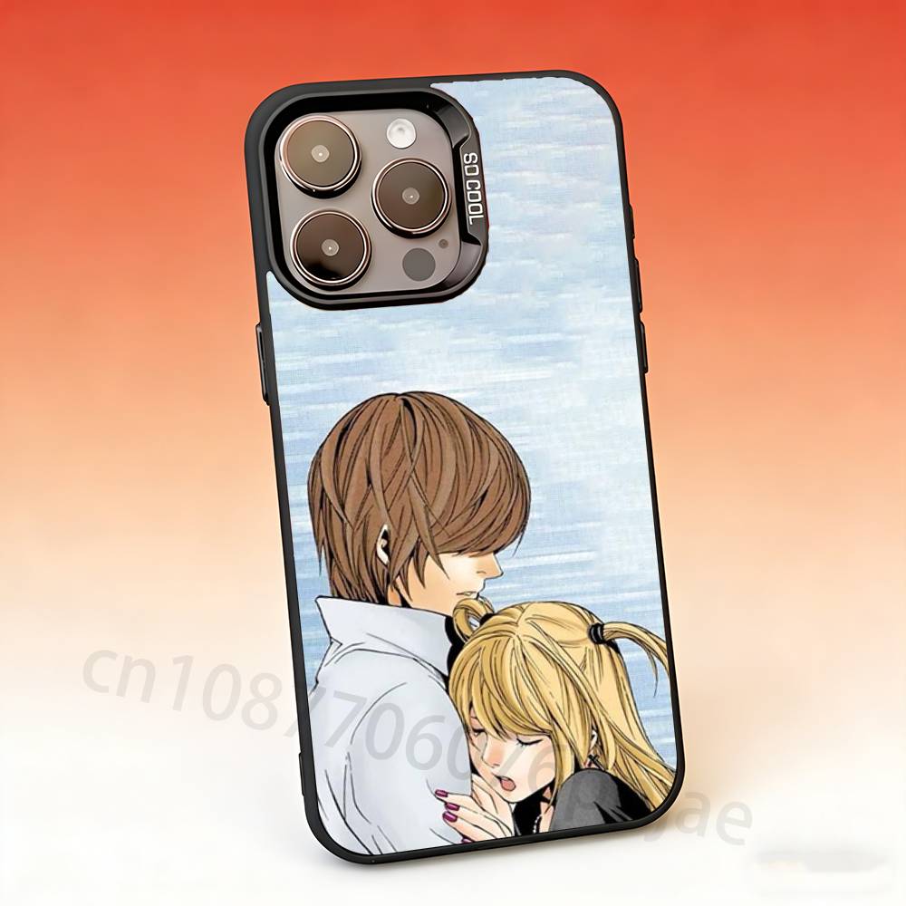 

D-Death N-Note Misa L Yagami Phone Case For iPhone 17,16,15,14,13,12,11,Pro,Max,Plus,Mini, Matte Shockproof Case iPhone15Plus