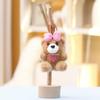 Bear Stuffed Plushie Pendant With Soft Pp Cotton Filling Keychain Women For