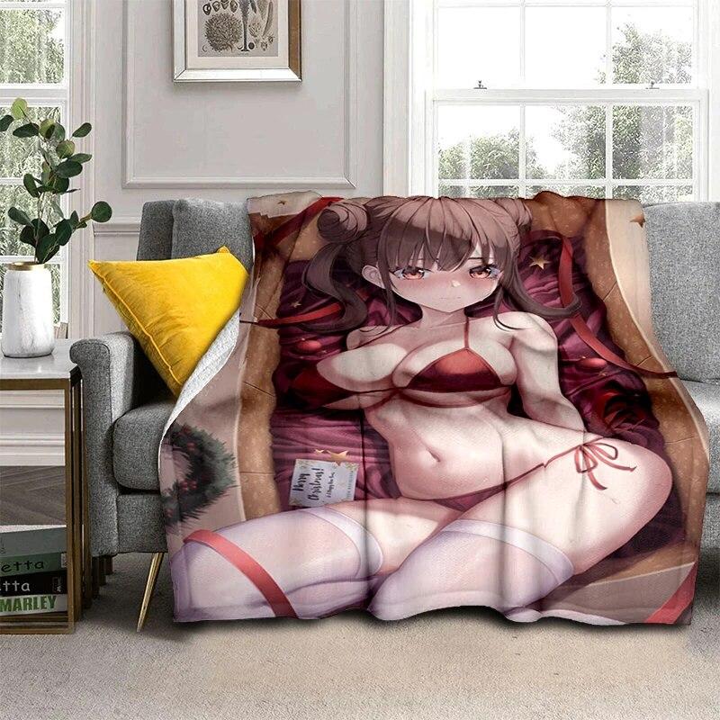 Weihnachten Sexy Schönheit Geschenk Weiche Plüsch Sofa Bett Werfen Cartoon Picknick Decken Moderne Flanell Decke Abdeckung Bettdecke Geschenk