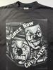 Shaka Wear Smile Now Cry Later Mens Large Black Y2K Streetwear Unisex T-Shirt