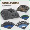 Cărămizi de construcție Moc Tehnologie de Bază 3D Cărămizi Placă de Bază Ridicată Pentru Seturi de Castel Cu Râu Model Creativ de Afișare Jucării Cadouri
