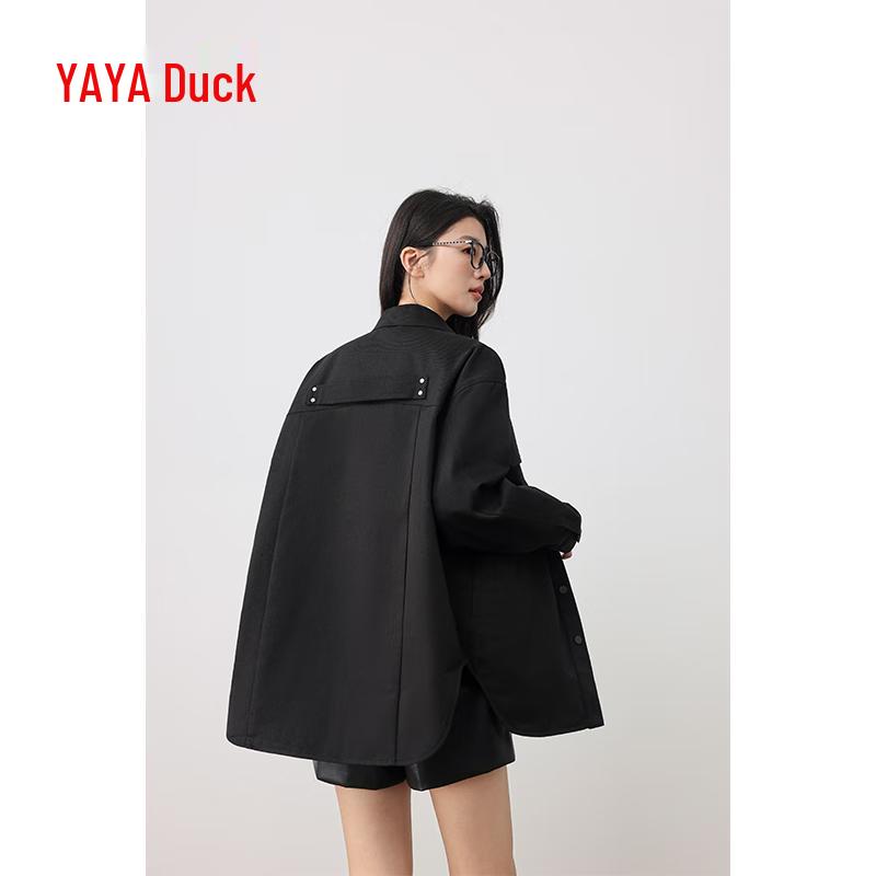Yaya Damen Leichte Vielseitige Daunenjacke im Hemdstil