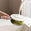 AEE2-Multifunctional Folding Drain Basket,Fruit & Vegetable Washing Bowl, Plastic Colander With Water-Filtering Basin