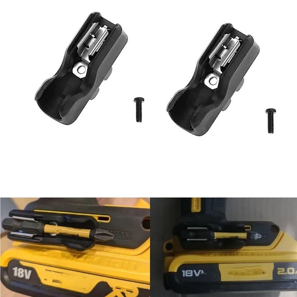 1Pcs with Screws Dual Drill Bit Holder for Makita/Dewalt/Milwauke Electric Screwdriver Bit Holder