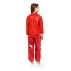 Kids Girls Dance Performance Outfit 2-Piece Set: Metallic Shiny Long Sleeve T-shirt & Matching Shiny Pants for Stage & Party