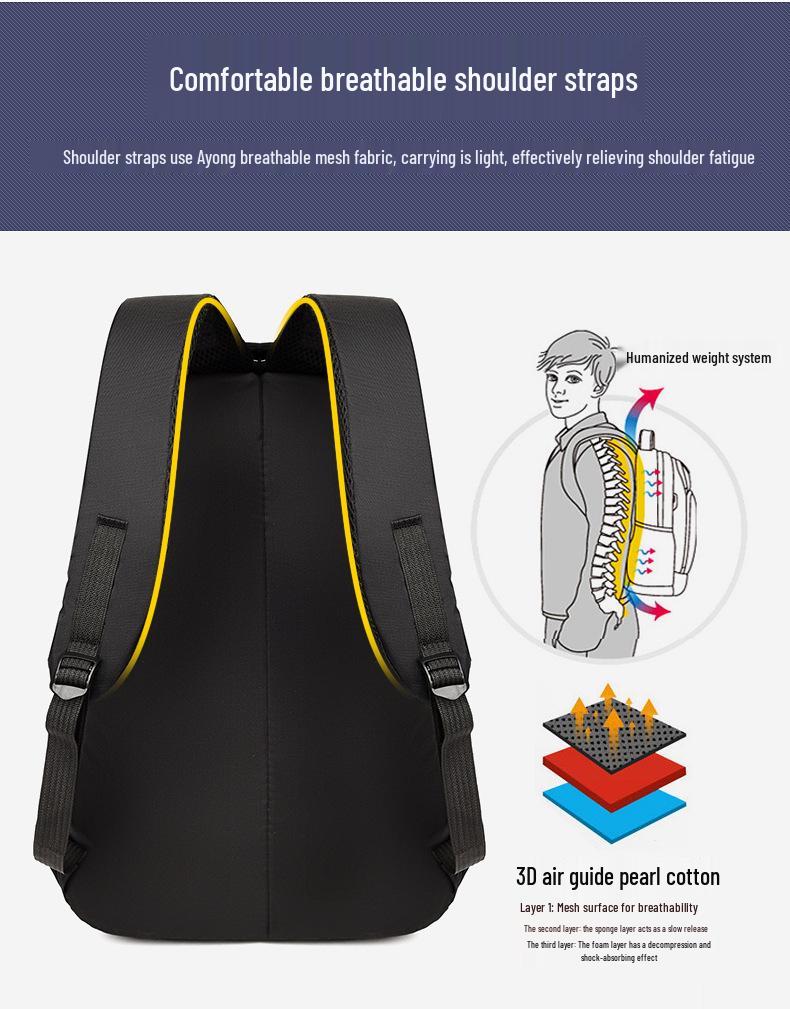 Men's Casual Trendy Large Capacity Laptop Backpack for Students