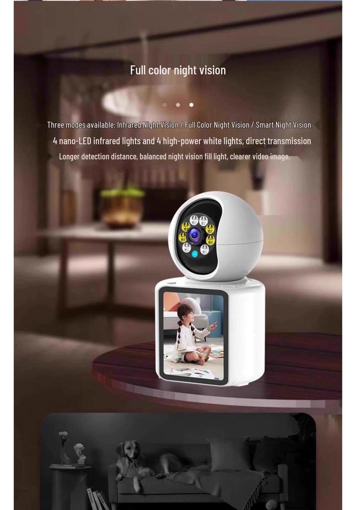 New 2026 360° Two-Way Surveillance Camera with Video Call
