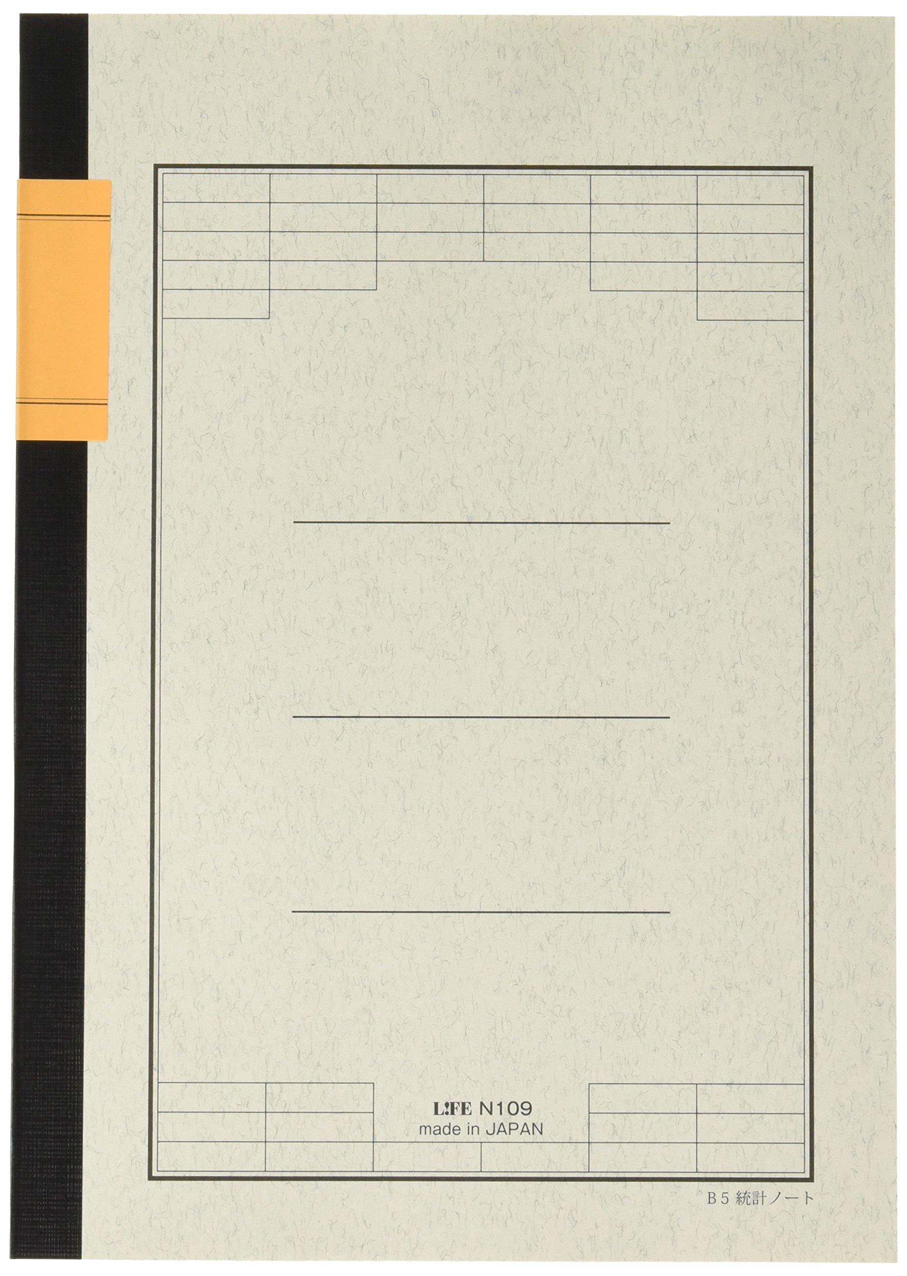 Life Notebook Statistics Notebook B5 N109