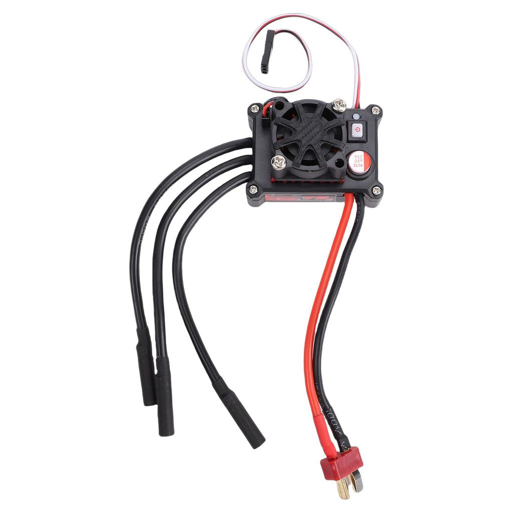 75A Brushless ESC for RC Car Boat Electronic Speed Controller with Built in BEC T Plug for 540 3650 3660 3674 Brushless Motors