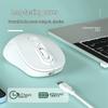 Dual-Mode Silent Wireless Bluetooth 2.4G Mouse for Apple & Huawei Laptops