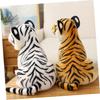 1 Piece Plush Toy Cub Toy Tiger Figure Small Decor Cute Mini Toy Mini Figure Soft Animal Doll Micro Toy Oversized Cartoon Bedroom Decoration