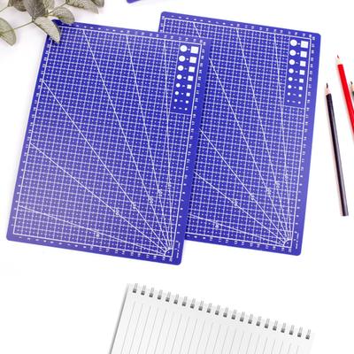 A5 Cutting Mat Singlesided Cutting Board Cut Pad DIY Tool with Clear Grid Lines Angles for