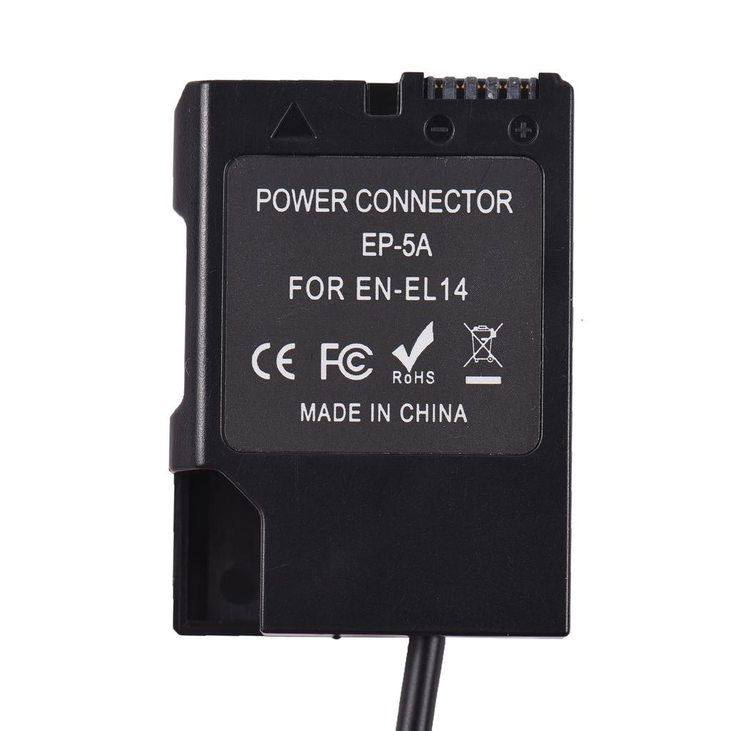 Andoer EH-5A Plus EP-5A AC Power Adapter DC Coupler Camera Charger Replace for EN-EL14 for Nikon