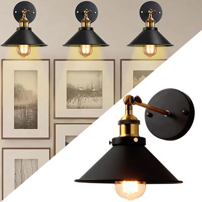 Wandleuchte im amerikanischen Stil, Industriestil, Eisenkunst, kreativ, für Balkon, Korridor, Korridor, Bar, Schlafzimmer, Retro-Wandleuchte