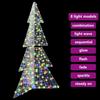 Christmas Tree with 240 Multicolor LEDs 180 cm Acrylic