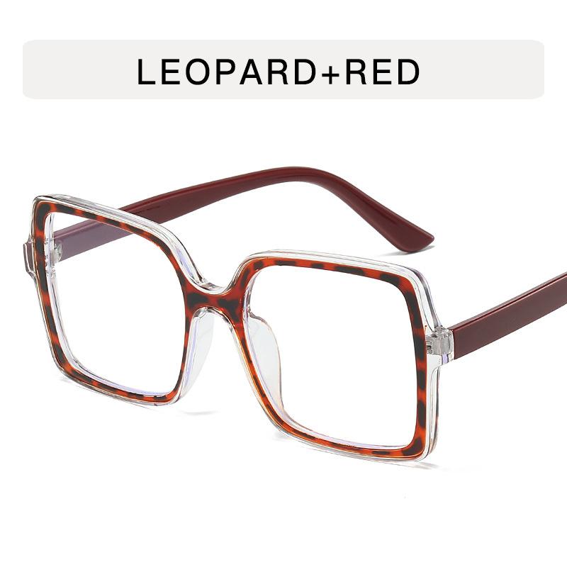Vintage Stylish Eyeglass Frame for Women Square Shape Anti Blue Light Men Eyewear European American Style Woman Glasses Frames