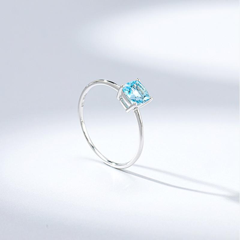 925 Silver Classic 6 Claw Cubic Zirconia Rings Women Luxury Gold Color Wedding Engagement Bands Eternity Lady Jewelry Wholesale