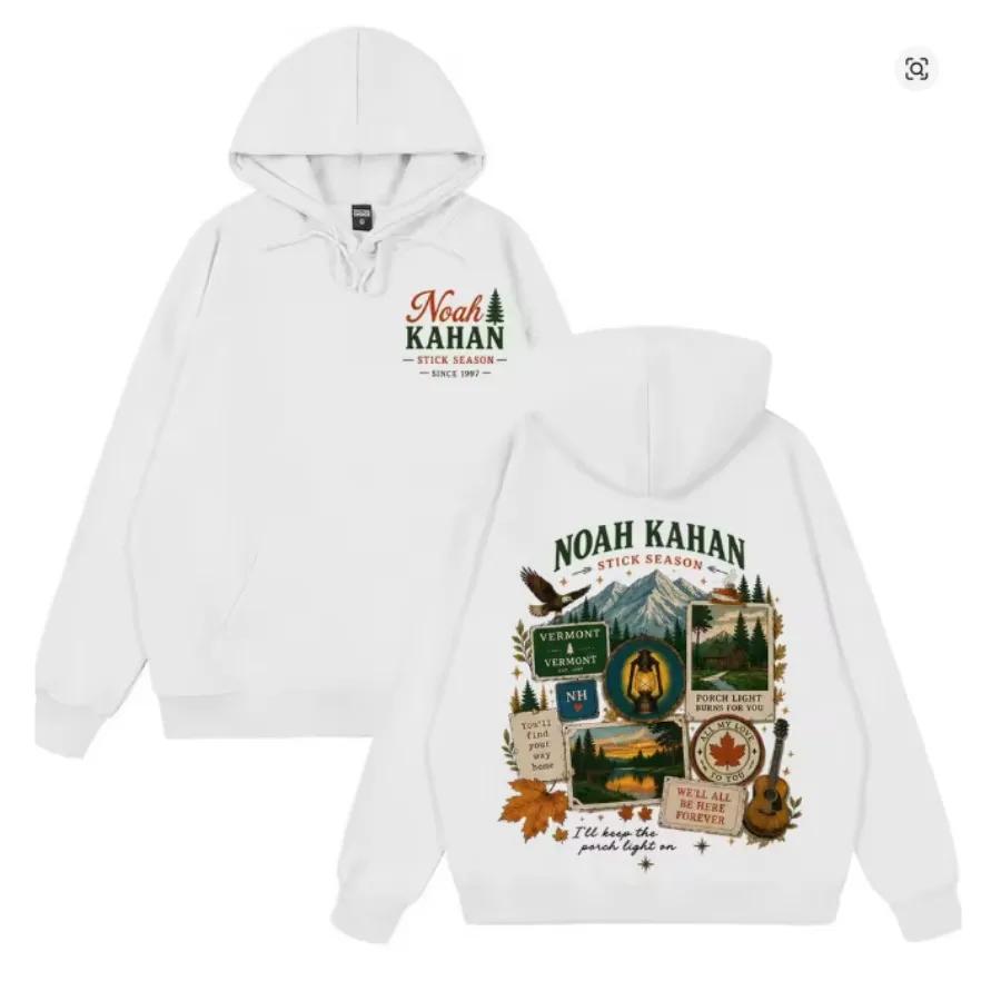 Noah Kahan The Great Divide Tour 2026 Oversized Hoodie Women Men Harajuku Sweatshirt Streetwear Hip Hop Long Sleeve Pullover Hooded Jac179