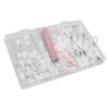 60pcs Wooden Handle Nail Brush Replacement Heads Dip Gel Nail Polish Brush  Salon Or Home Use