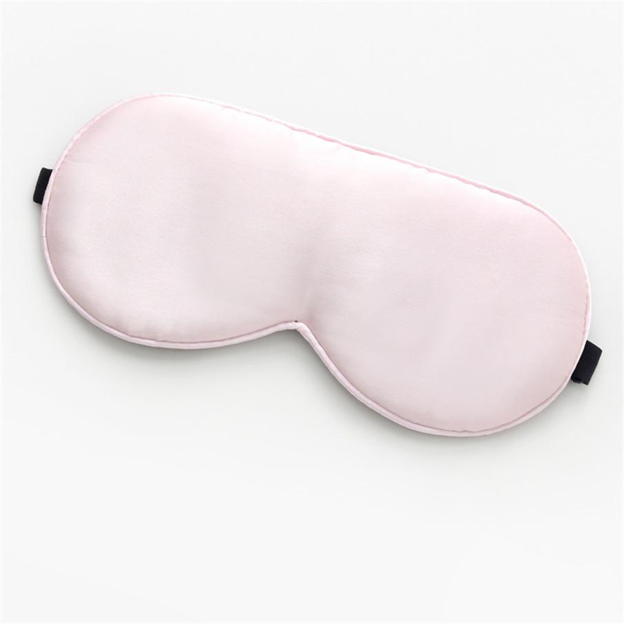 Durable And Safe Silk Sleep Mask 100% Real Natural Pure Silk Eye Masks With Adjustable Strap For Sleeping Blocks Light Reduces Puffy Eyes