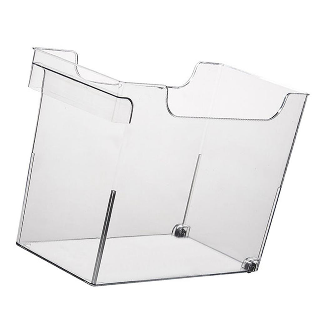 Recipient Organizator de Bucătărie Transparent Economisitor de Spațiu Multifuncțional Recipient Transparent în Formă de U pentru Capace de Oale