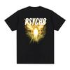 T-shirt Y2k Sacred Psycho Tee Dave Uguale alla Stampa del Sito Ufficiale Cotone NUOVA T-shirt di Alta Qualità Casual Larga Girocollo