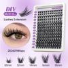 False Eyelashes Thick 80D Segmented Hair Natural Large Capacity Eyelashes Explosion