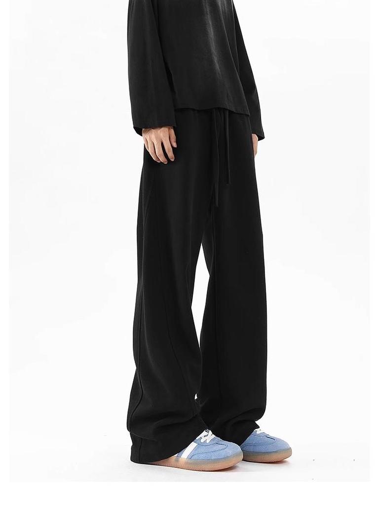 Chao Lunbu Men's Plus Size Wide-Leg Casual Sports Pants