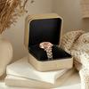 With Watch Pillow Watch Holder Box Gold Trim Gift Packaging Case Luxury Jewelry Organizer  Bracelet