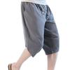 Women Pants Solid Color Elastic Waist Men Wide Leg Irregular Hem Thin Men Pants Sweatpants