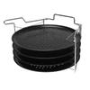 Zestaw 4 form do pizzy 32cm ze stelażem KINGHOFF KH-1553