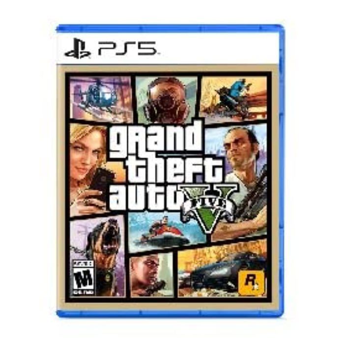 Jeu vidéo - ROCKSTAR - Grand Theft Auto V - PS5 - Action - Blu-Ray - PEGI 18+