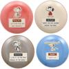 Yamaka Shoten PEANUTS Plates (4 plates, 14cm each), Wooden Box Set, Kiln-Tempered Glaze, Snoopy Merchandise, Mother's Day Gift, Made in Japan,