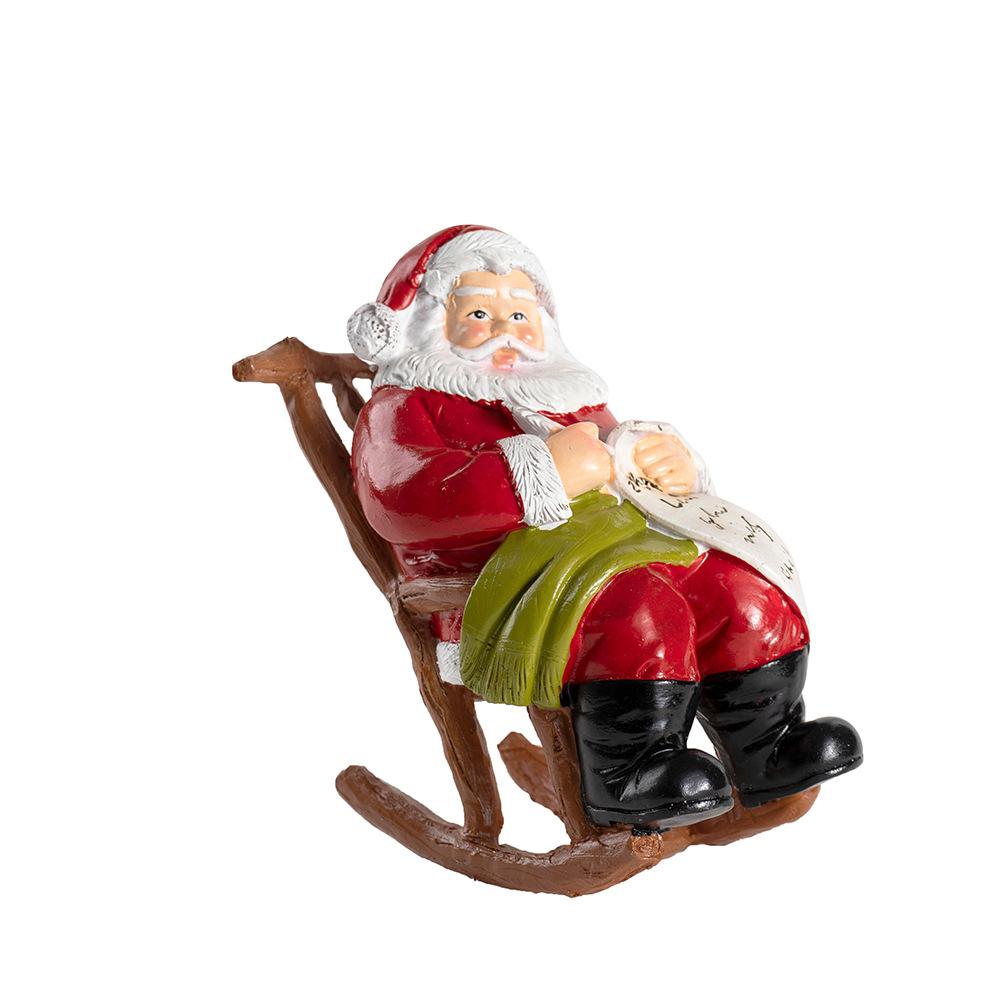 New Products, Leisure Lounge Chairs, Santa Claus Ornaments, Home Tabletops, Christmas, Resin Crafts, Christmas Decorations