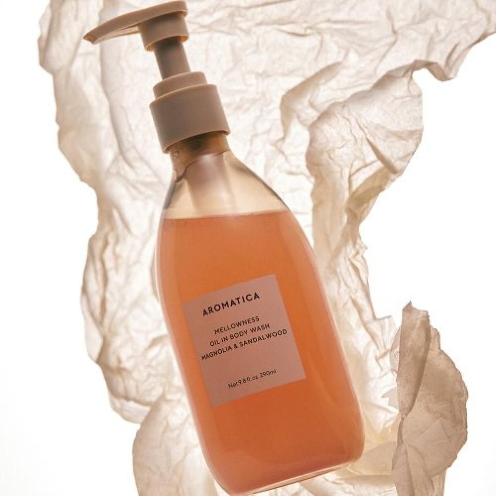 Aromatica Mellowness Oil In Body Wash Magnolia   Sandalwood 290ml