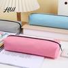 Low-saturation Color Pouch Oxford Pencil Case, Large Capacity Pen Bag, Simple Student Case Zipper for School Office, Lightweight Stationery Organizer