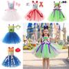 Toy Story Buzz Lightyear Toddler Girl Cosplay Dress With Tulle Skirt For Halloween Party